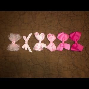 Bows! Lot of 42 with 3 Stretchy Headbands